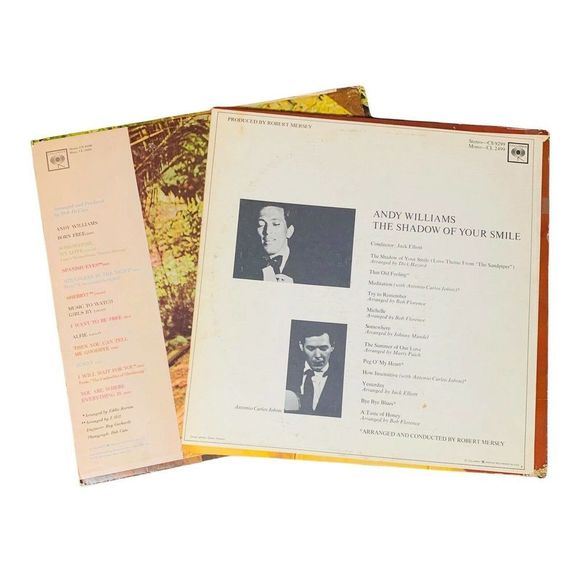 Andy Williams, The Shadow of Your Smile & Born Free 2 LP Vinyl CS-9299, CS-9480 - Picture 12 of 12